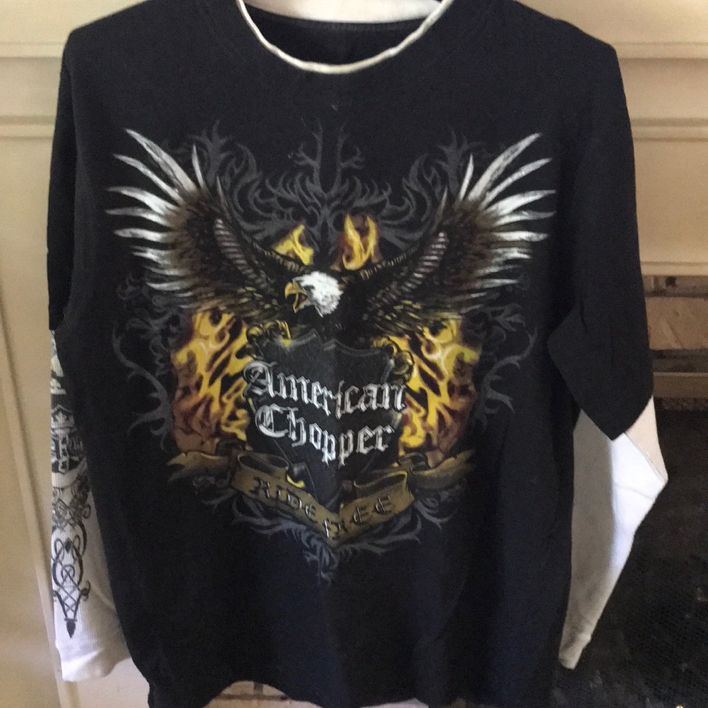 Black long sleeve t-shirt